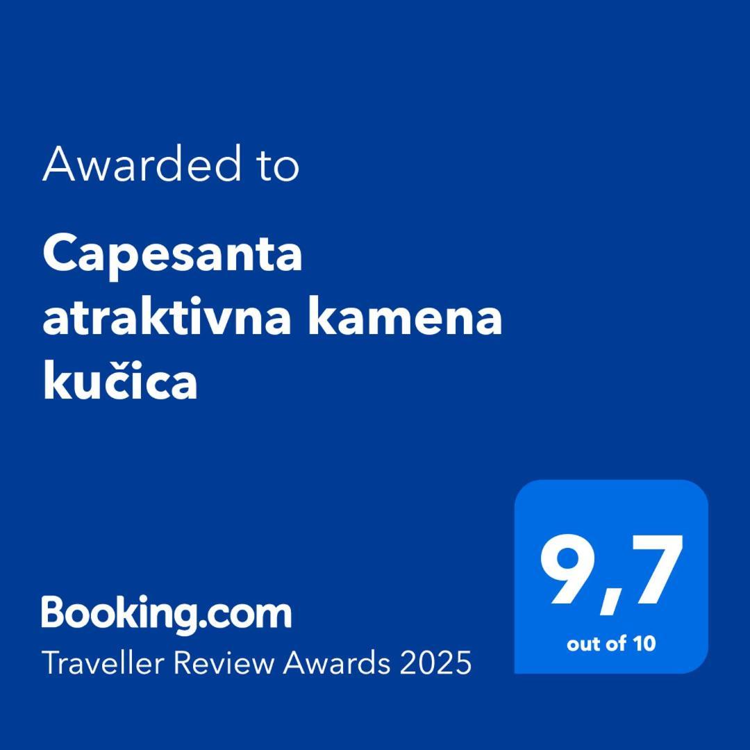 Capesanta Atraktivna Kamena Kucica Villa Lukoran Kültér fotó